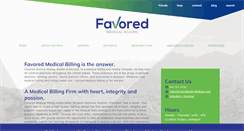 Desktop Screenshot of favoredmedicalbilling.com