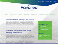 Tablet Screenshot of favoredmedicalbilling.com